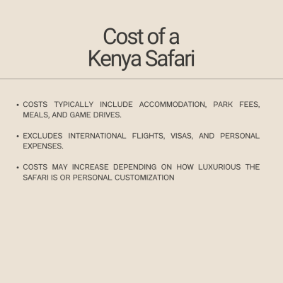 Kenya safari overview (cost, best time,tips)