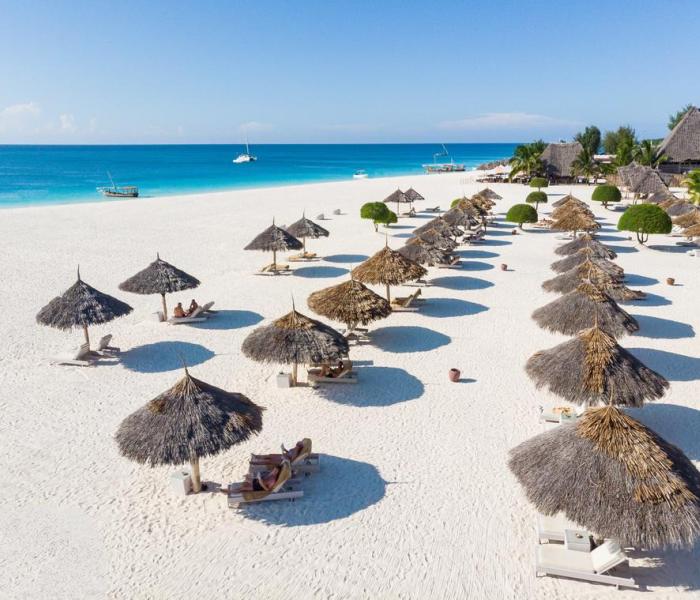 Vacances à la plage de Zanzibar