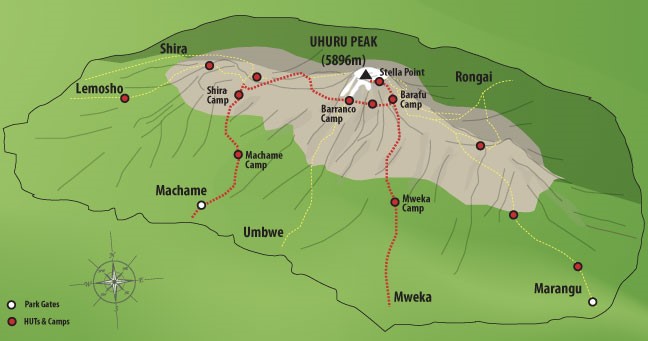 6 Days Kilimanjaro - Machame Route