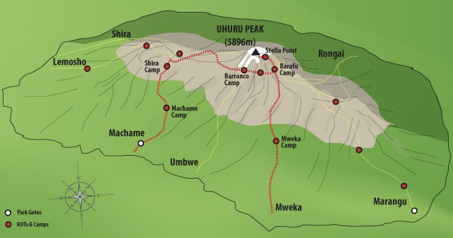 6 Days Kilimanjaro Machame Route