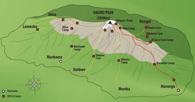 Route du Kilimandjaro Rongai