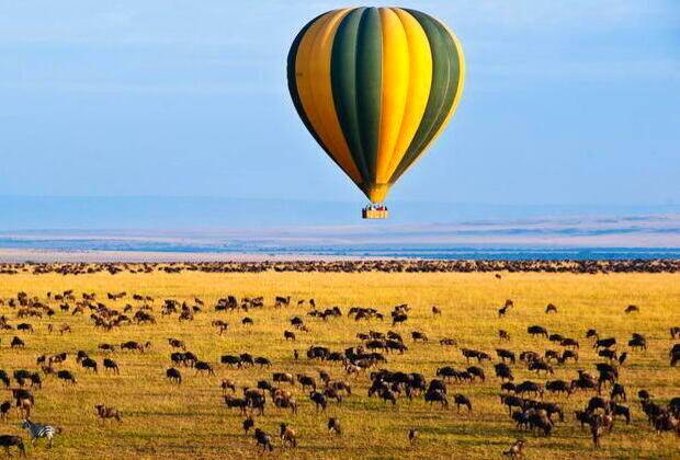 tanzania balloon Safari