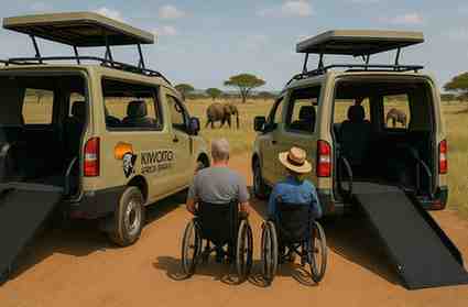wheel chair tanzania safari