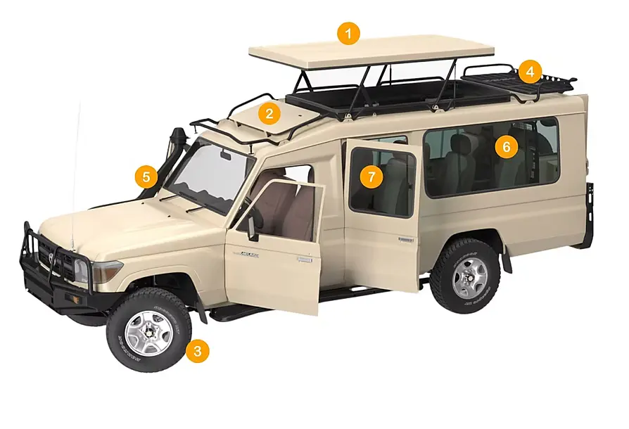 our safari vehicles