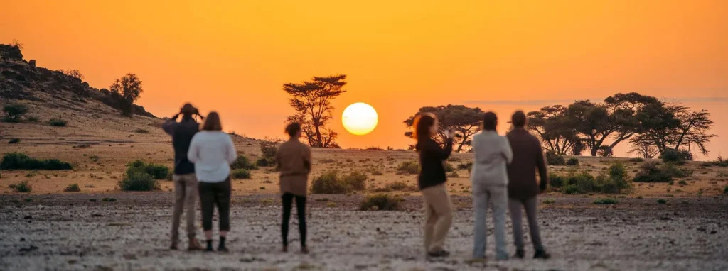 Family in a Tanzania Safari