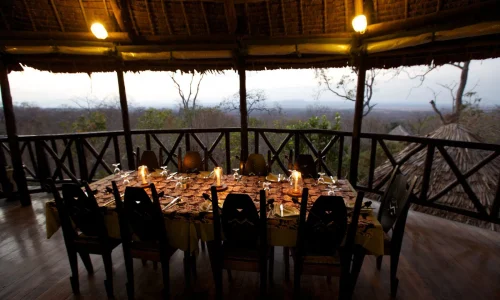 Campement sous tente à Vuma Hills